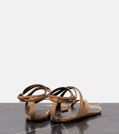 Khaite Aimee Suede Sandals