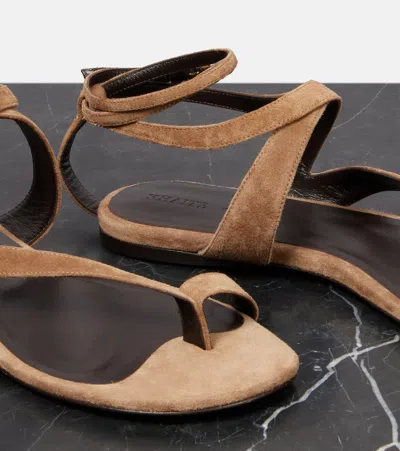Khaite Aimee Suede Sandals