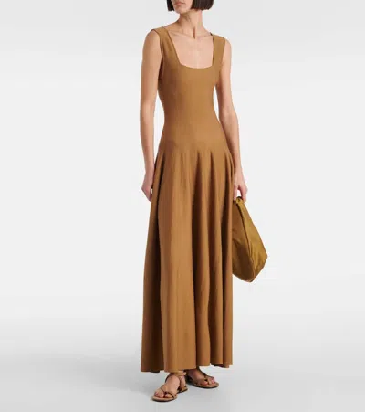 Khaite Aimee Suede Sandals