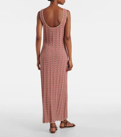 Rixo London Bondi Open-knit Cotton Maxi Dress In Multi