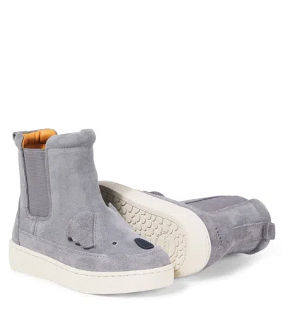 THATO绒面革靴子