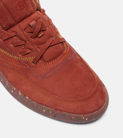 Gabriela Hearst Ohio Speckled Nubuck Sneakers In Brown