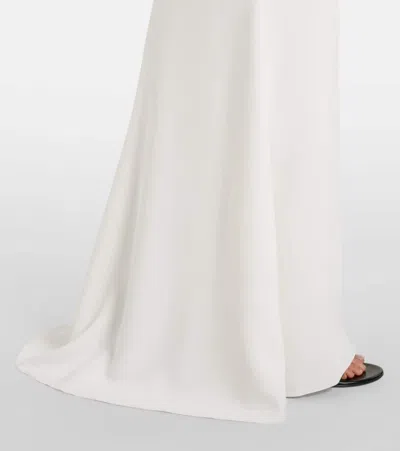 Givenchy Crystal-embellished Open-back Gown In White