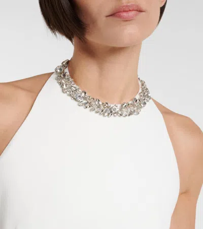Givenchy Crystal-embellished Open-back Gown In White
