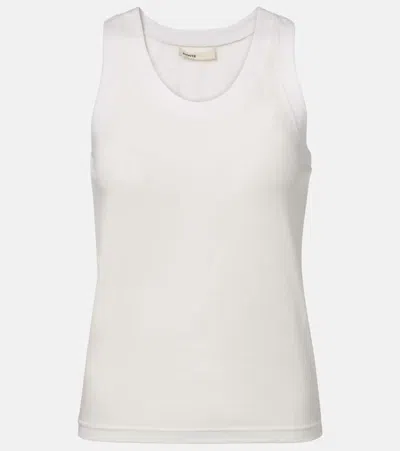 Khaite Isha Cotton-blend Jersey Tank Top