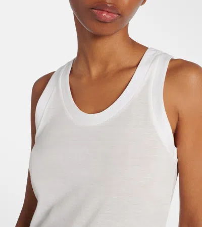 Khaite Isha Cotton-blend Jersey Tank Top