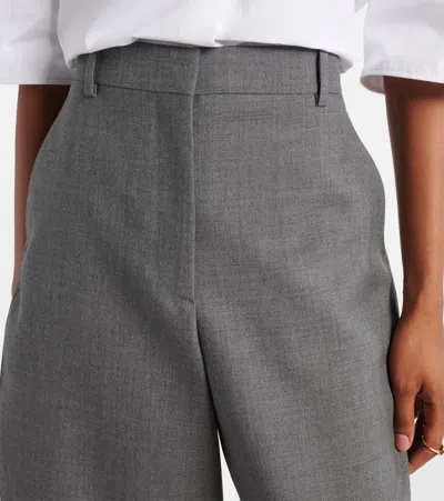 Givenchy Wool Tapered Pants In Gray