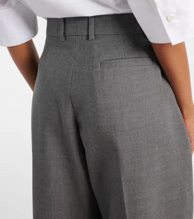 Givenchy Wool Tapered Pants In Gray