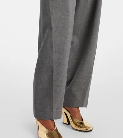 Givenchy Wool Tapered Pants In Gray