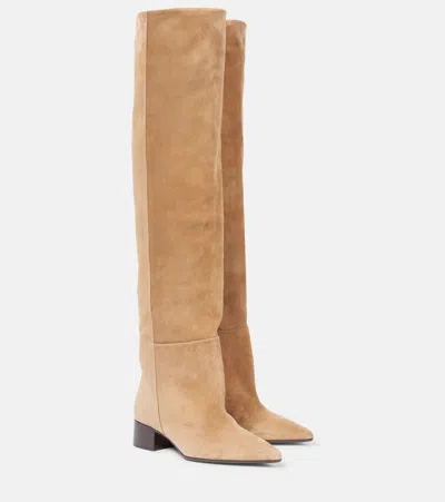Khaite Andee 40 Suede Over-the-knee Boots
