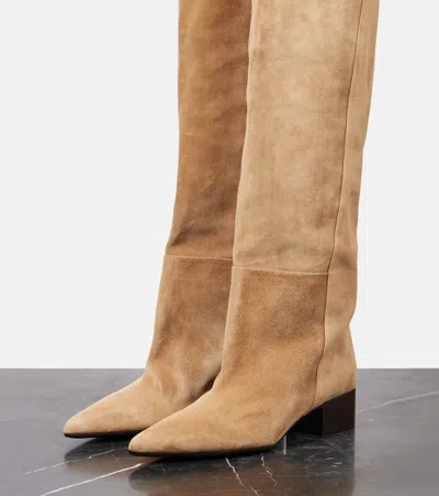 Khaite Andee 40 Suede Over-the-knee Boots