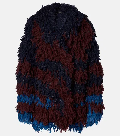 Etro Wool And Alpaca-blend Jacket In Black