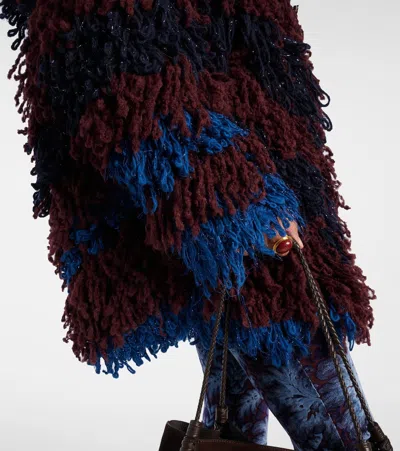 Etro Wool And Alpaca-blend Jacket In Black