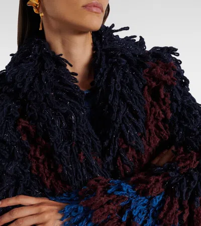Etro Wool And Alpaca-blend Jacket In Black