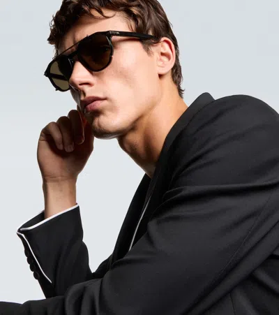 Dior Blacksuit Ri Round Sunglasses