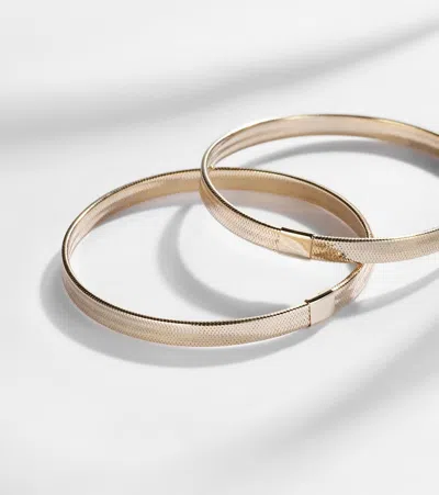 Stone And Strand Eternal Set Of 2 14kt Gold Bracelets