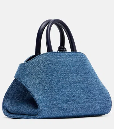 Ferragamo Hug Small Denim Tote Bag