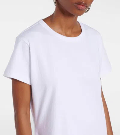 Leset Exclusive Margo Cotton T-shirt Maxi Dress In White