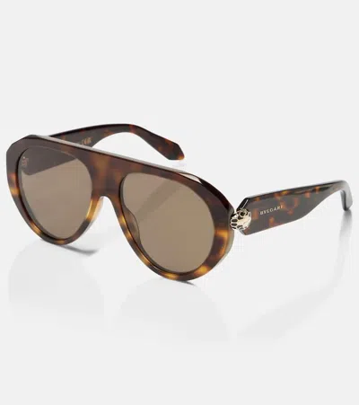 Bvlgari Serpenti Forever Aviator Sunglasses