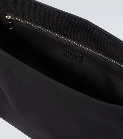 FLEX M号帆布与绒面革邮差包