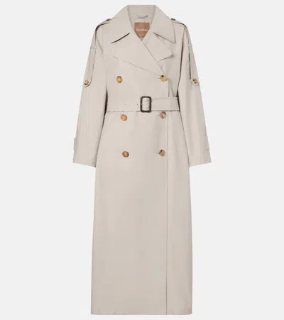 Max Mara Felipe Cotton-blend Twill Trench Coat