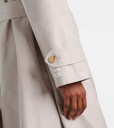 Max Mara Felipe Cotton-blend Twill Trench Coat