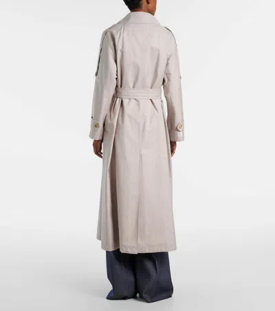 Max Mara Felipe Cotton-blend Twill Trench Coat