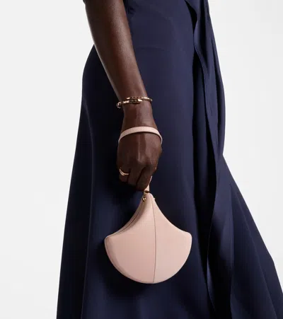 Bvlgari Gingko Leather And Suede Clutch