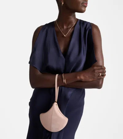 Bvlgari Gingko Leather And Suede Clutch