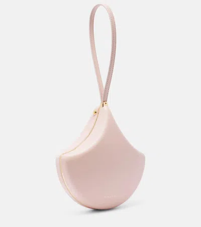 Bvlgari Gingko Leather And Suede Clutch