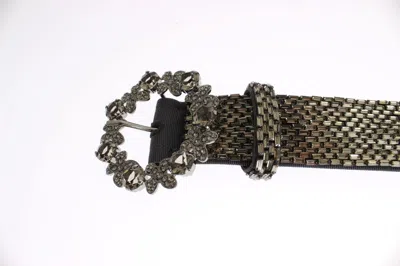 Dolce & Gabbana Embellished Sequined Wide Waist Women's Belt