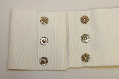 Dolce & Gabbana Embellished Snap Button Waist Women's Belt