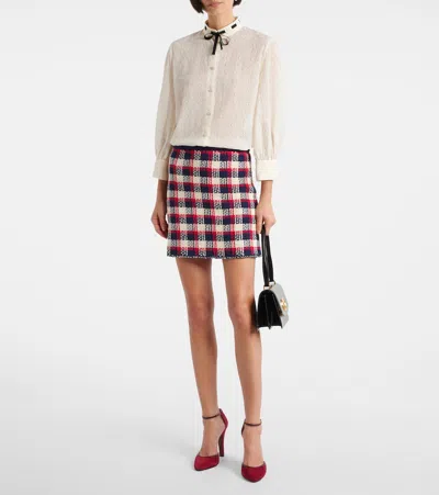 Valentino Broderie Anglaise Cotton Poplin Shirt
