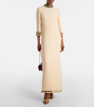 Valentino Cady Couture Embellished Silk Gown