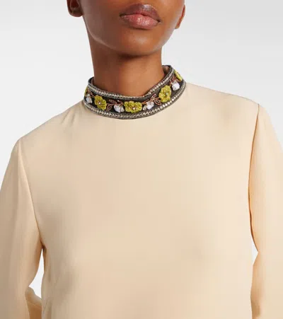 Valentino Cady Couture Embellished Silk Gown