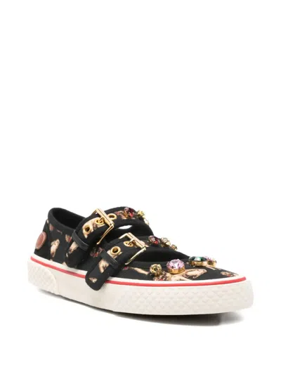 Valentino Double-buckle Slip-on Ballerina Sneakers