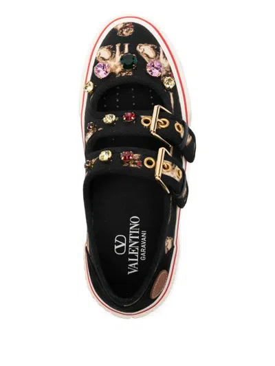 Valentino Double-buckle Slip-on Ballerina Sneakers