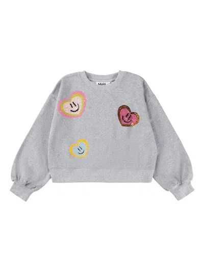 Molo Miki Sweatshirt In Gray