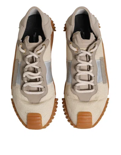 Pre-owned Dolce & Gabbana Multicolor Lace Up Low Top Ns1 Sneakers Men's Shoes ()