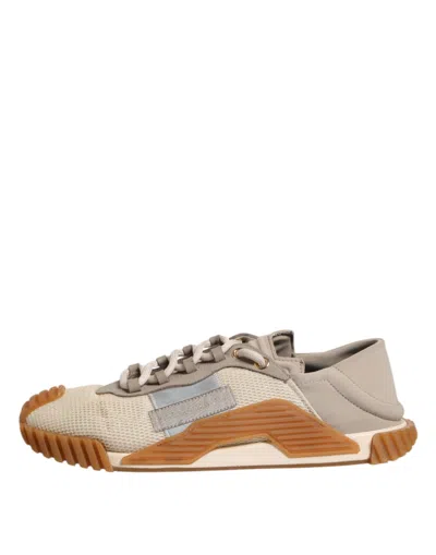 Pre-owned Dolce & Gabbana Multicolor Lace Up Low Top Ns1 Sneakers Men's Shoes ()