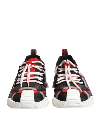 Dolce & Gabbana Multicolor Logo Low Top Ns1 Sneakers Men's Shoes