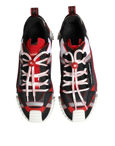 Dolce & Gabbana Multicolor Logo Low Top Ns1 Sneakers Men's Shoes