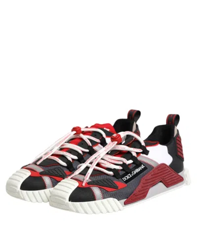 Dolce & Gabbana Multicolor Logo Low Top Ns1 Sneakers Men's Shoes