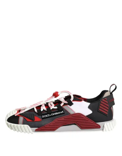 Dolce & Gabbana Multicolor Logo Low Top Ns1 Sneakers Men's Shoes