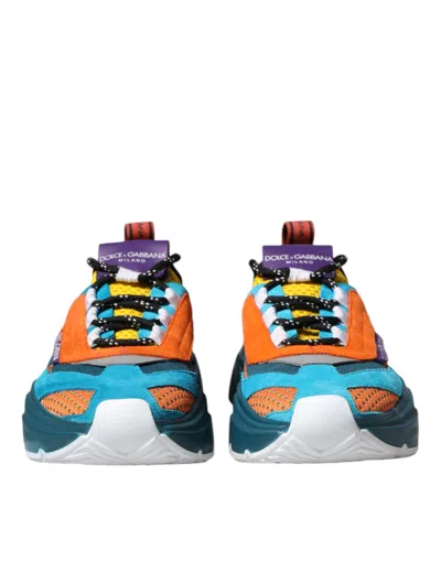 Pre-owned Dolce & Gabbana Multicolor Low Top Daymaster Sneakers Men's Shoes ()