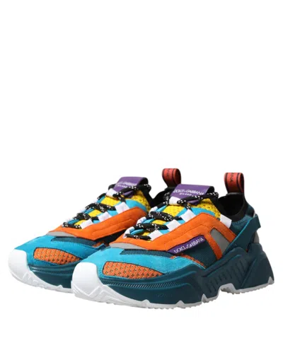 Pre-owned Dolce & Gabbana Multicolor Low Top Daymaster Sneakers Men's Shoes ()