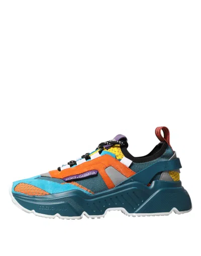 Pre-owned Dolce & Gabbana Multicolor Low Top Daymaster Sneakers Men's Shoes ()