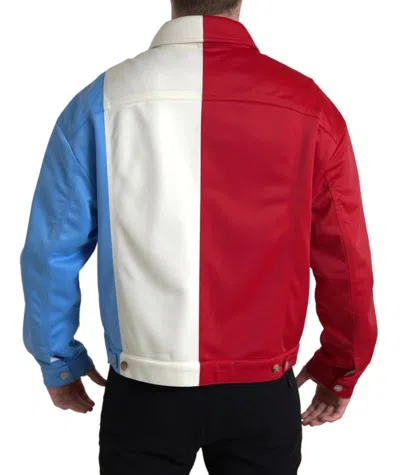Pre-owned Dolce & Gabbana Multicolor Polyester Collar Short Men's Jacket ()