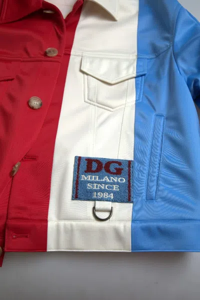 Pre-owned Dolce & Gabbana Multicolor Polyester Collar Short Men's Jacket ()