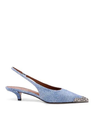 Paris Texas Shoes With Blue Heel